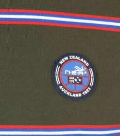 NZA Polo Franz Josef Strepen Donkergroen -Kleding Kortingswinkel 74571 3