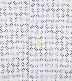 Desoto Overhemd Strijkvrij Print Wit 10 Desoto Overhemd Strijkvrij Print Wit -Kleding Kortingswinkel 74682 3