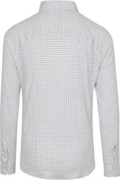 Desoto Overhemd Strijkvrij Print Wit 11 Desoto Overhemd Strijkvrij Print Wit -Kleding Kortingswinkel 74682 4