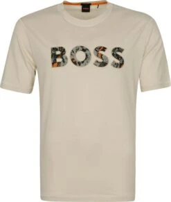 Hugo Boss T-shirt Teetrury 2 Off White -Kleding Kortingswinkel 74741 1 1