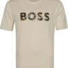 Hugo Boss T-shirt Teetrury 2 Off White -Kleding Kortingswinkel 74741 1