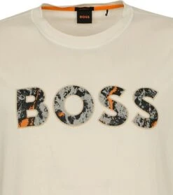 Hugo Boss T-shirt Teetrury 2 Off White -Kleding Kortingswinkel 74741 2 1