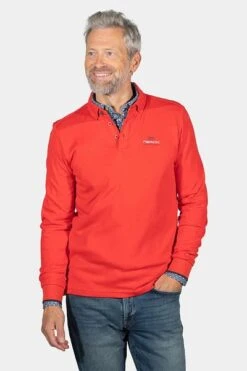 NZA Polo Grovetown Rood -Kleding Kortingswinkel 74810 5