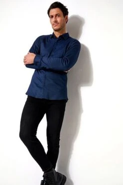 Desoto Overhemd Donkerblauw -Kleding Kortingswinkel 74979 2