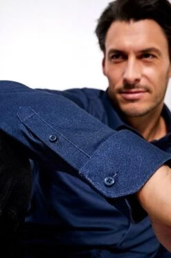 Desoto Overhemd Donkerblauw -Kleding Kortingswinkel 74979 5