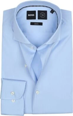 Hugo Boss Hank Overhemd Lichtblauw -Kleding Kortingswinkel 75370 1 1