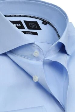 Hugo Boss Hank Overhemd Lichtblauw -Kleding Kortingswinkel 75370 2 1