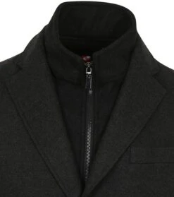 Suitable Raw Coat Antraciet -Kleding Kortingswinkel 75514 3