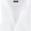 OLYMP Level Five Shirt SL7 Wit Body-Fit Dubbelmanchet -Kleding Kortingswinkel 7566 4