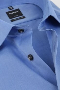OLYMP Luxor Overhemd Modern Fit Blauw -Kleding Kortingswinkel 7573 5 1