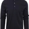 Profuomo Longsleeve Polo Navy Melange -Kleding Kortingswinkel 75760 5
