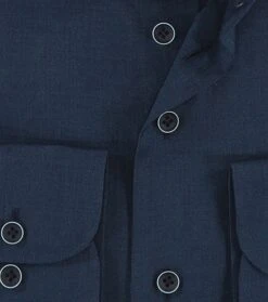 R2 Overhemd Wol Donkerblauw -Kleding Kortingswinkel 75879 3 1
