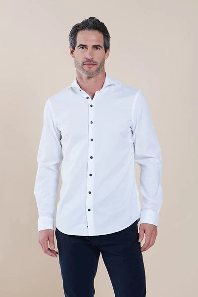 R2 Overhemd Oxford Wit 4 R2 Overhemd Oxford Wit - Afbeelding 2