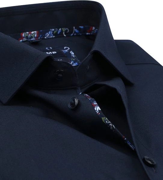 Olymp Luxor Overhemd Donkerblauw 4 Olymp Luxor Overhemd Donkerblauw - Afbeelding 2