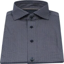 Olymp Luxor Overhemd Figuren Navy 11 Olymp Luxor Overhemd Figuren Navy -Kleding Kortingswinkel 75897 4