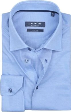 Ledub Tricot Overhemd Blauw -Kleding Kortingswinkel 75912 1 1