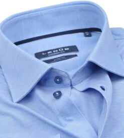 Ledub Tricot Overhemd Blauw -Kleding Kortingswinkel 75912 2