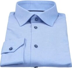 Ledub Tricot Overhemd Blauw -Kleding Kortingswinkel 75912 4