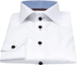 Ledub Overhemd Non Iron Wit -Kleding Kortingswinkel 76006 10