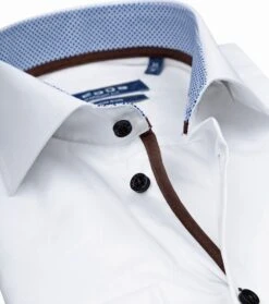 Ledub Overhemd Non Iron Wit -Kleding Kortingswinkel 76006 8 1