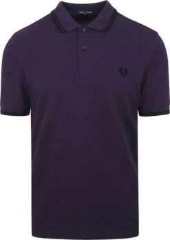 Fred Perry Polo M3600 Donker Paars -Kleding Kortingswinkel 76051 1 1