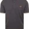 Fred Perry Polo M3600 Antraciet Grijs -Kleding Kortingswinkel 76052 1