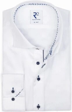 R2 Overhemd Twill Wit -Kleding Kortingswinkel 76066 1 1