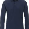 Casa Moda Longsleeve Polo Blauw -Kleding Kortingswinkel 76075 4