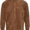 AnerkjendtÂ Overhemd Leif Corduroy Bruin -Kleding Kortingswinkel 76111 1