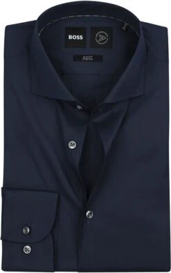 Hugo Boss Hank Navy Overhemd
