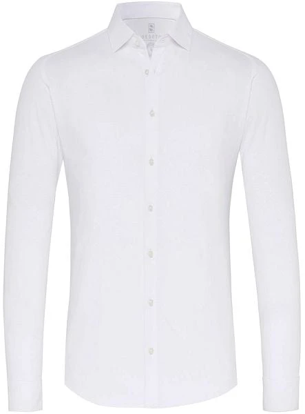 Desoto Overhemd Strijkvrij Jersey Wit 8 Desoto Overhemd Strijkvrij Jersey Wit - Afbeelding 6