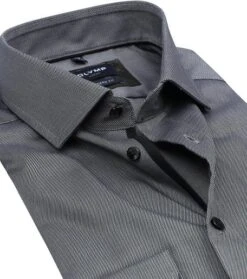 Olymp Luxor Overhemd Modern-Fit Antraciet 12 Olymp Luxor Overhemd Modern-Fit Antraciet -Kleding Kortingswinkel 76200 2 1