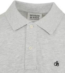 Scotch And Soda Pique Polo Grijs -Kleding Kortingswinkel 76227 2