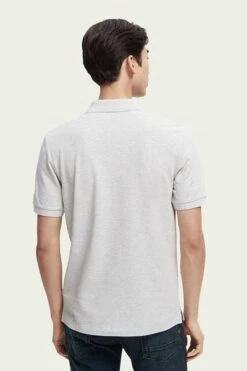 Scotch And Soda Pique Polo Grijs -Kleding Kortingswinkel 76227 5