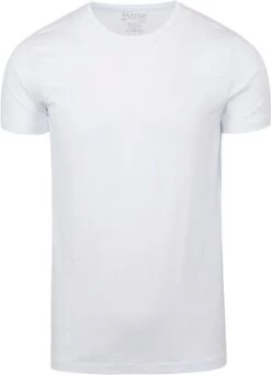 Slater 2-pack 10+10 T-shirt O-Hals Wit -Kleding Kortingswinkel 76239 2