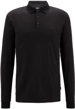 Hugo Boss Longsleeve Polo Pado Zwart 11 Hugo Boss Longsleeve Polo Pado Zwart -Kleding Kortingswinkel 76309 1 1