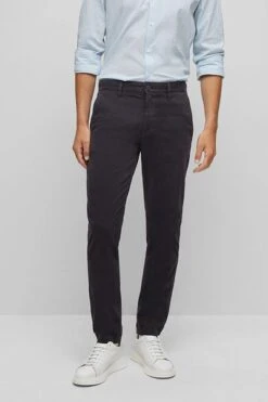 Hugo Boss Chino Schino Taber Zwart -Kleding Kortingswinkel 76315 3