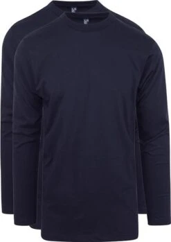 Alan Red T-Shirt Virginia Navy Longsleeve 2-pack -Kleding Kortingswinkel 76400 1 1
