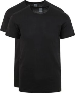Alan Red Organic O-Hals T-Shirt Zwart 2-Pack -Kleding Kortingswinkel 76403 1 1