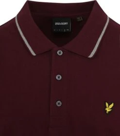 Lyle And Scott Polo Bordeaux -Kleding Kortingswinkel 76416 2
