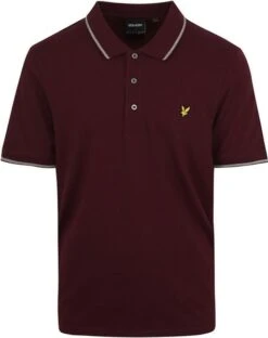 Lyle And Scott Polo Bordeaux -Kleding Kortingswinkel 76416 5 1