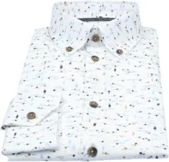 Ledub Overhemd Wit Print 13 Ledub Overhemd Wit Print -Kleding Kortingswinkel 76508 3 1