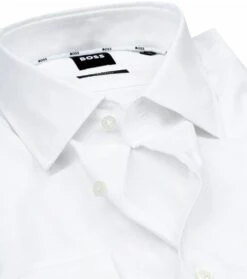 Hugo Boss Overhemd Hank Kent Wit -Kleding Kortingswinkel 76512 2 1