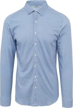Desoto Overhemd Dessin Blauw -Kleding Kortingswinkel 76514 4 1