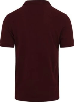 Fred Perry Polo M6000 Effen Bordeaux -Kleding Kortingswinkel 76547 4