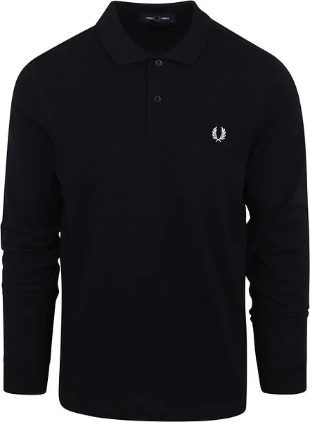 Fred Perry Longsleeve Polo Donkerblauw