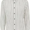 Anerkjendt Overhemd Leif Wit Gestreept 2 Anerkjendt Overhemd Leif Wit Gestreept -Kleding Kortingswinkel 76553 1