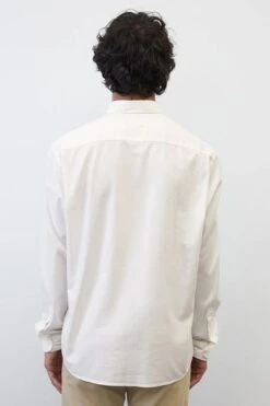 Marc O'Polo Overhemd Off-White -Kleding Kortingswinkel 76584 6