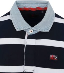 NZA Polo Waimate Strepen Donkerblauw -Kleding Kortingswinkel 76612 2