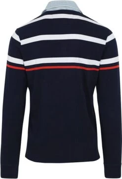 NZA Polo Waimate Strepen Donkerblauw -Kleding Kortingswinkel 76612 4